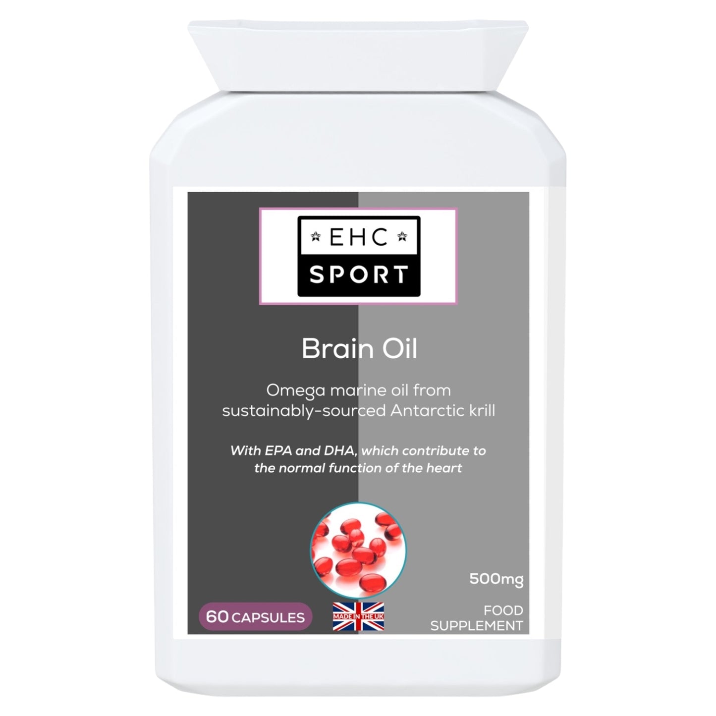 Brain Oil | DHA Complex for brain, heart & nervous system health - EHC Sport
