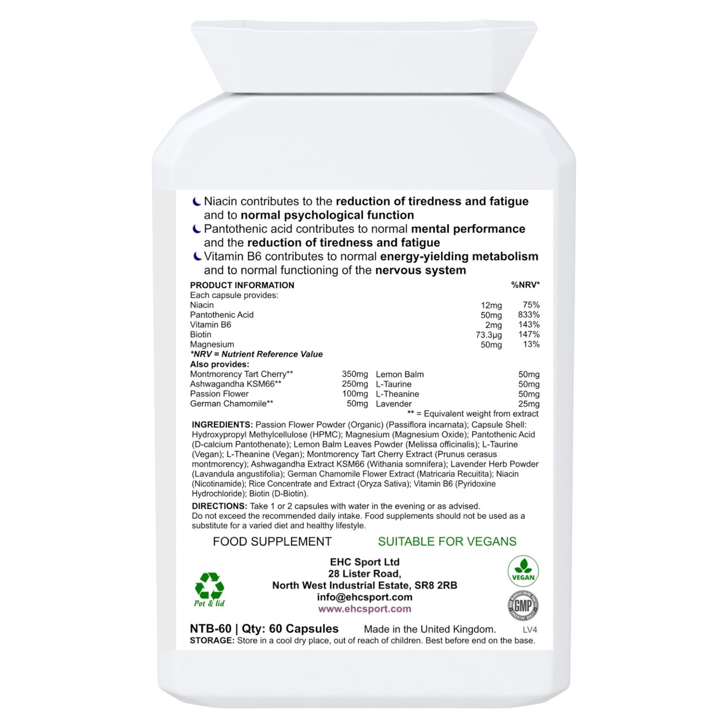 Lights Out | Sleep aid & Natural sedative - EHC Sport