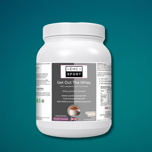 Grass-Fed Whey Protein 600g | Natural Chocolate - EHC Sport