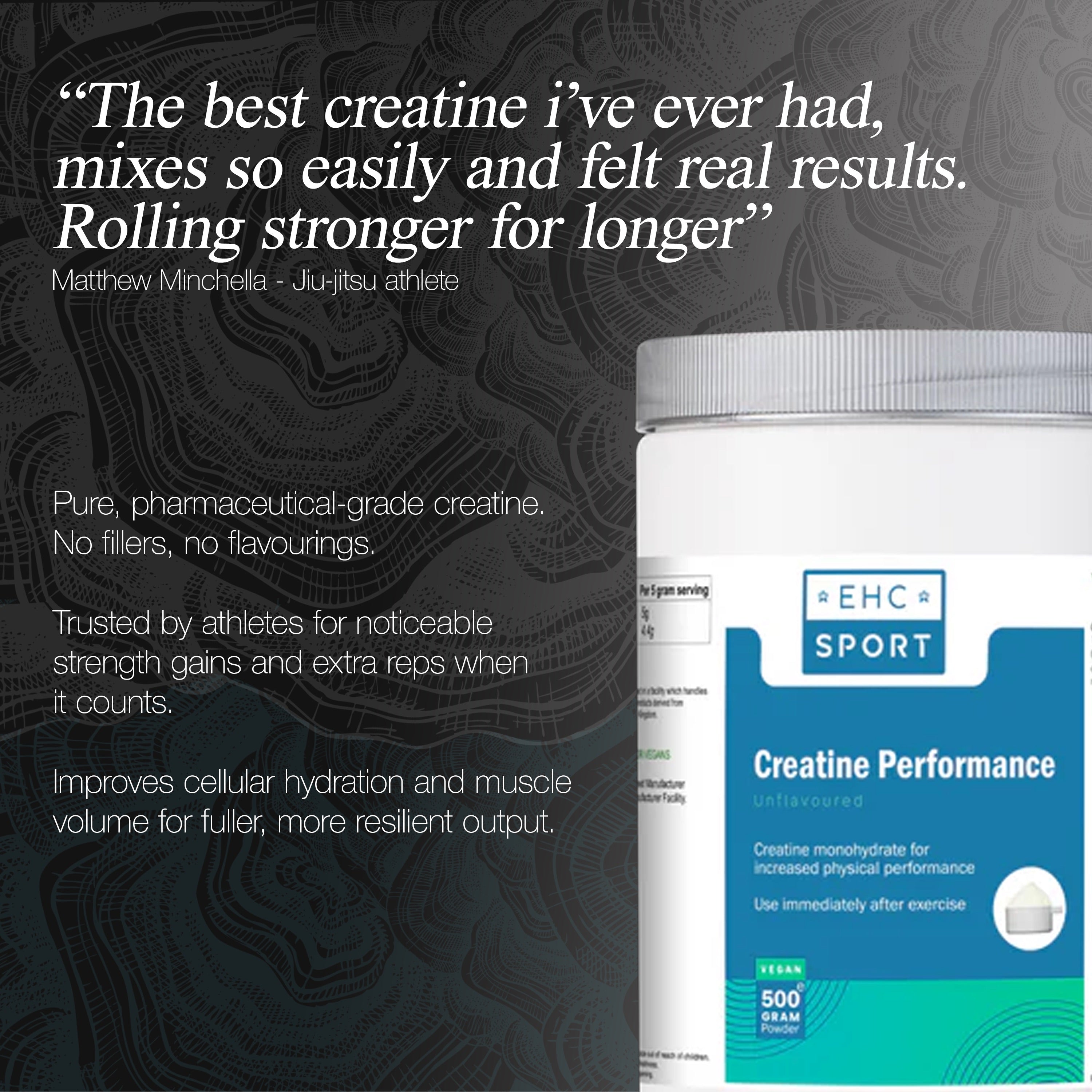 Creatine Performance | Micronised Monohydrate - EHC Sport