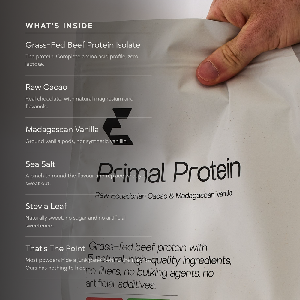 Primal Protein | Raw Ecuadorian Cacao & Madagascar Vanilla - EHC Sport