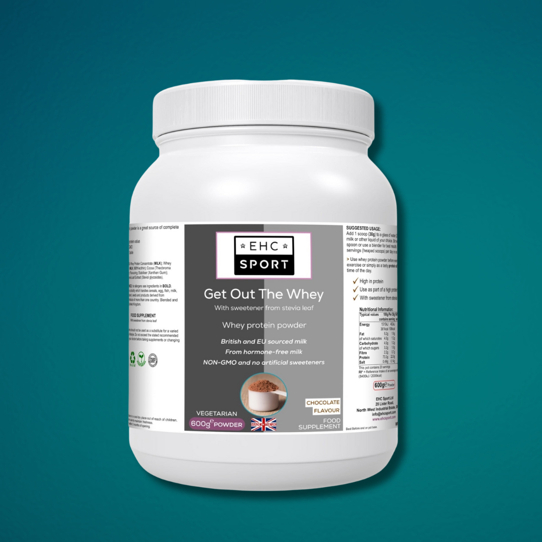 Grass-Fed Whey Protein 600g | Natural Chocolate - EHC Sport